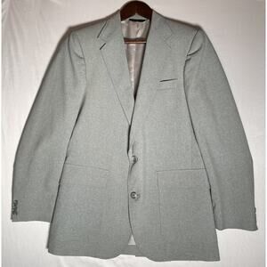 Magic Stretch By Hagger Made In USA Men’s Grey Blazer Sz 38